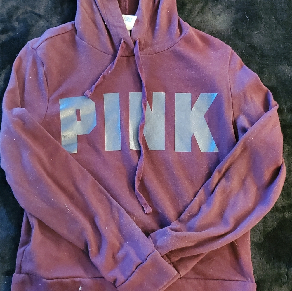 Plum pull over Pink hoodie